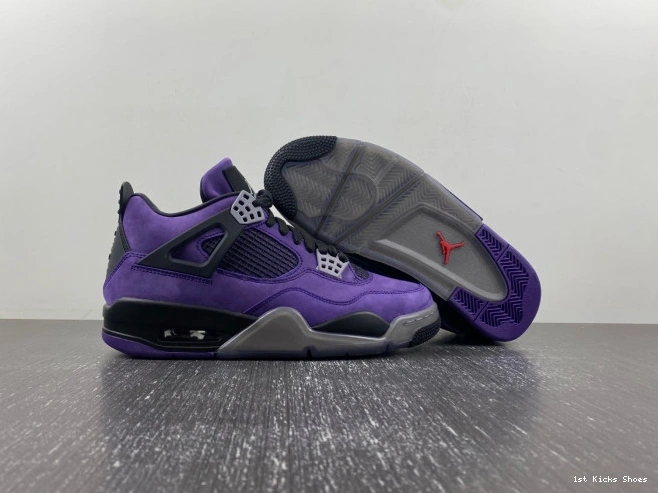 1st Kicks Shoes Jordan x Purple Air Scott Travis Suede 4 0703